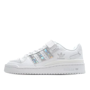 Adidas Originals Forum Low Sneakers White Bright Silver