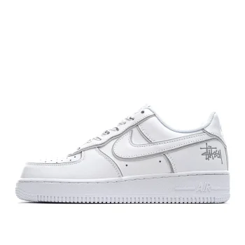 Stussy x Nike Air Force 1 Low Low-Top Sneakers